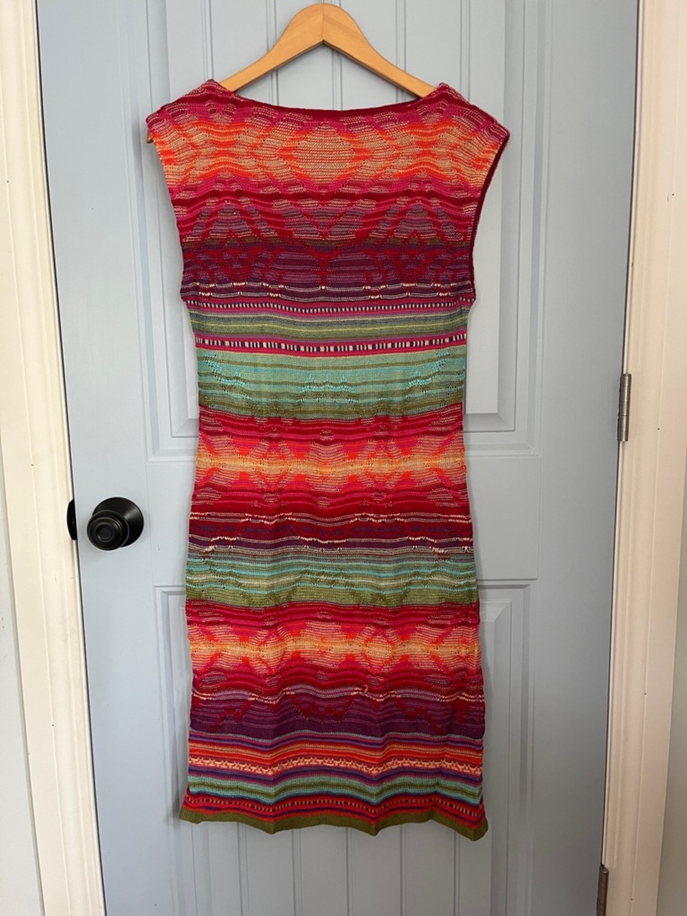 Ralph Lauren Colorful Striped Knit Sleeveless Dress - Multicolor